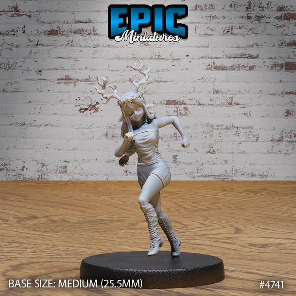 Druid Child Female 3D-printed model