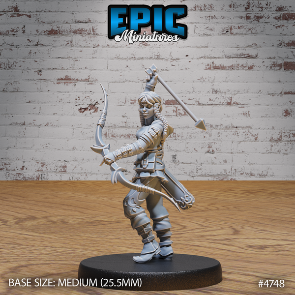 Hunter Girl 3D-printed model