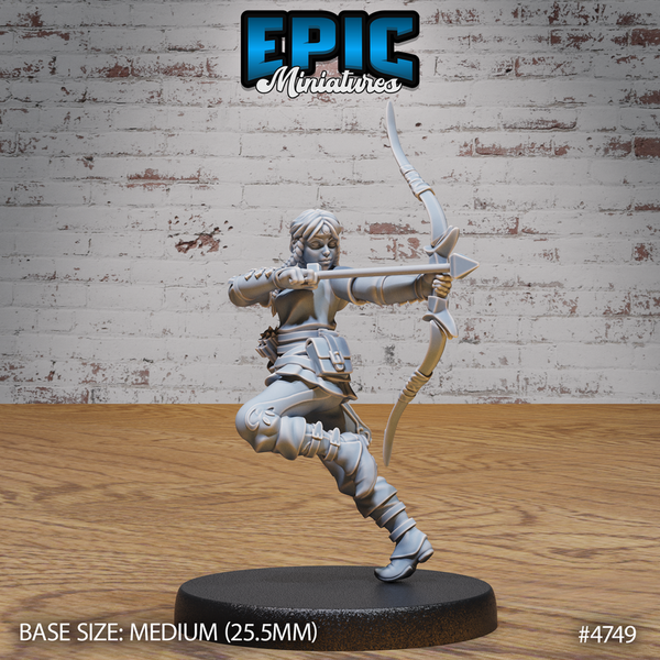 Hunter Girl 3D-printed model