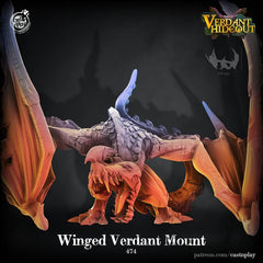 Winged Verdant Mount 3D-printed model