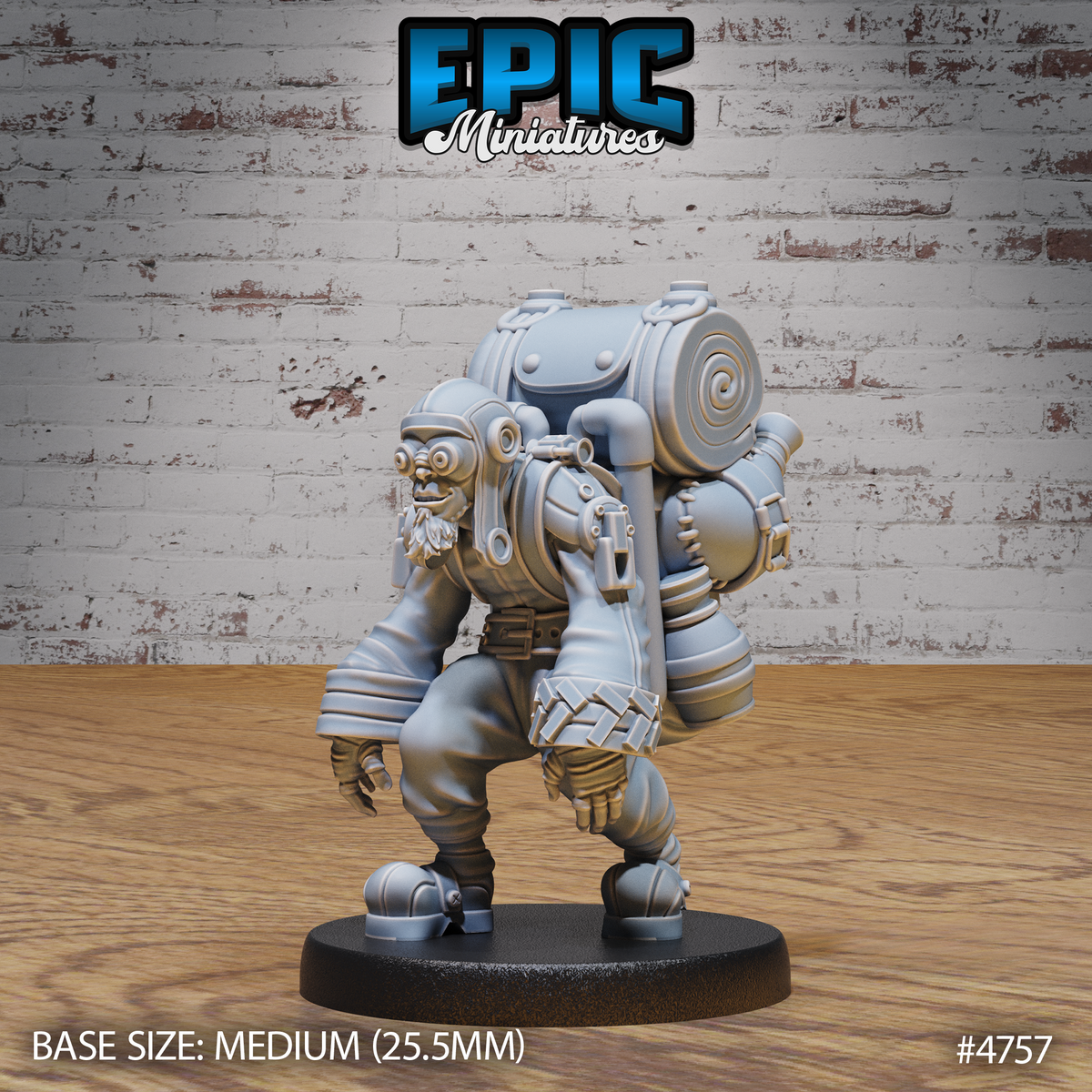 Airship Pilot 3D-printed model