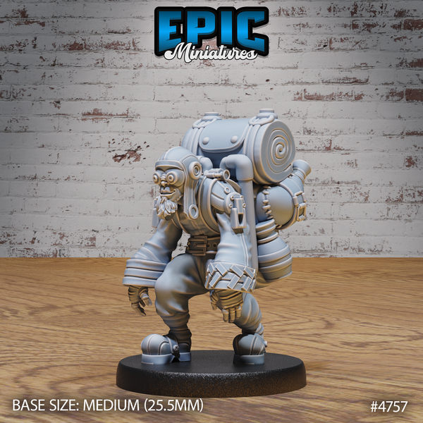 Airship Pilot 3D-printed model
