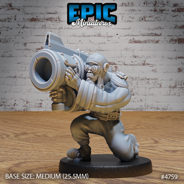 Airship Pilot 3D-printed model