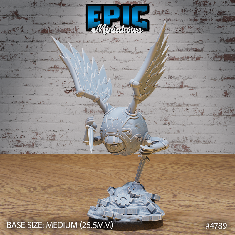 Clockwork Mono Drone 3D-printed model
