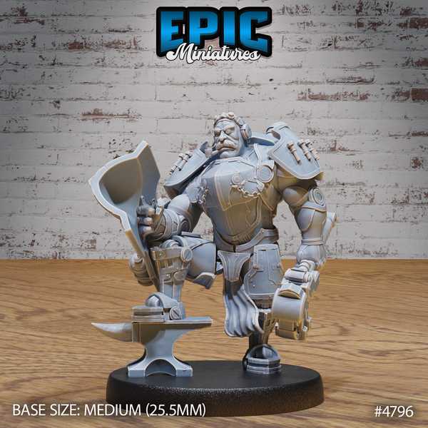 Tinkerer Knight 3D-printed model