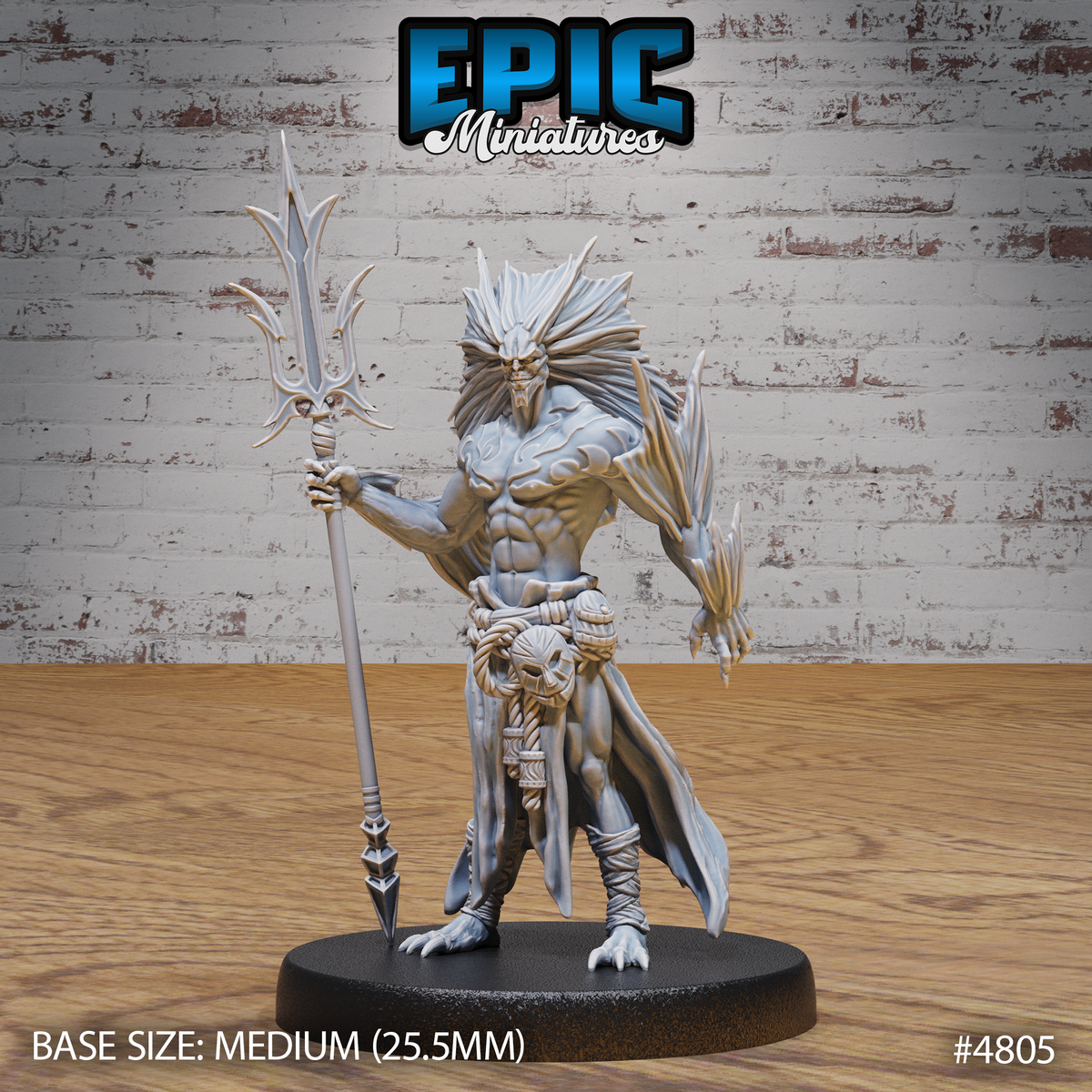 Atlantean Merfork 3D-printed model