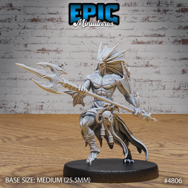 Atlantean Merfork 3D-printed model