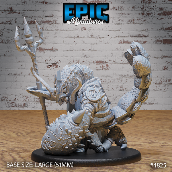 Lobster Folk Warrior 3D-printed model