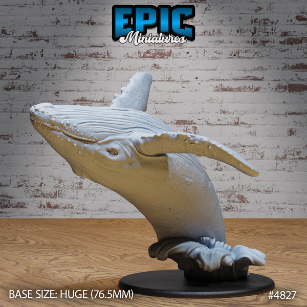 Humpback Whale 3D-printed model