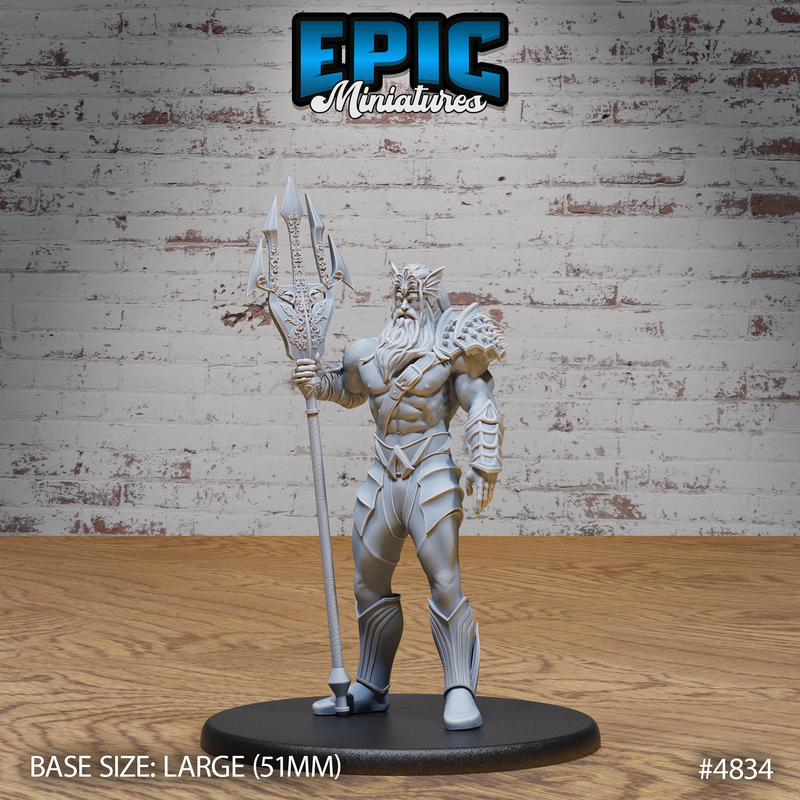 God Triton Avatar 3D-printed model