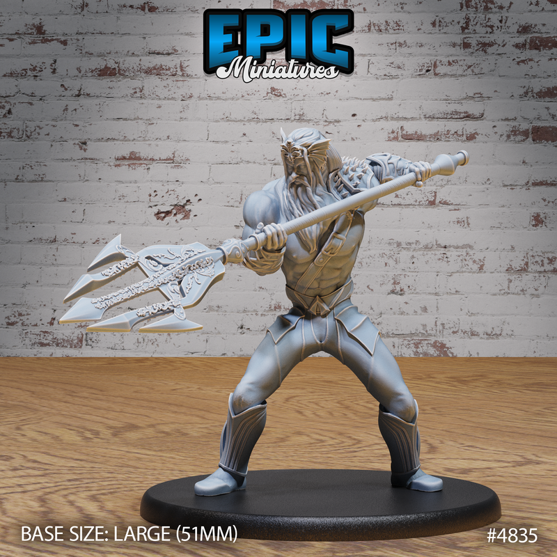 God Triton Avatar 3D-printed model