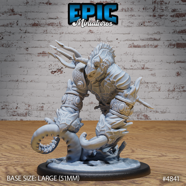Water Elemental Guard 3D-printed model