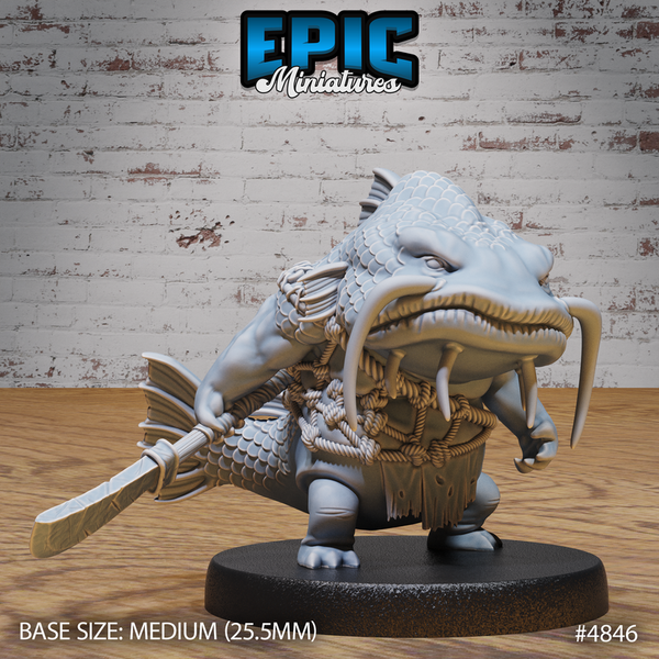 Catfish Folk 3D-printed model