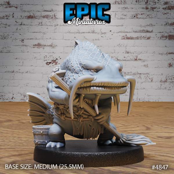 Catfish Folk 3D-printed model
