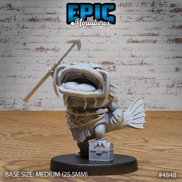 Catfish Folk 3D-printed model