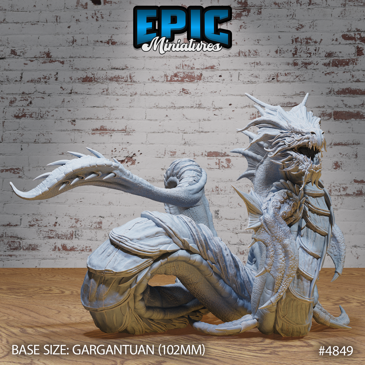 Ancient Leviathan 3D-printed model