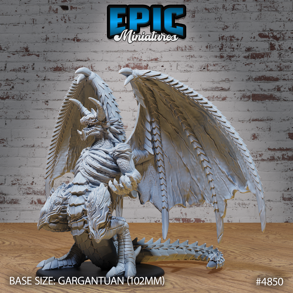 Inferno Dragon 3D-printed model
