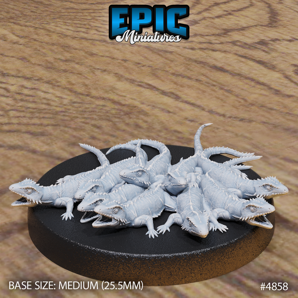 Lizard Swarm 3D-printed model