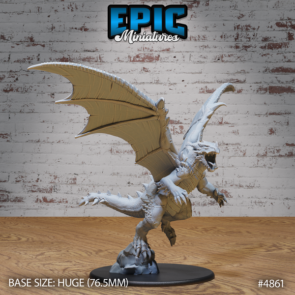 Bipedal Dragon 3D-printed model