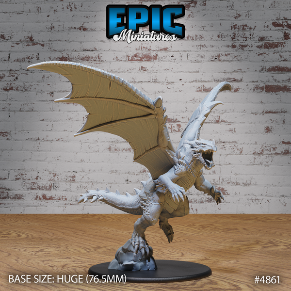 Bipedal Dragon 3D-printed model