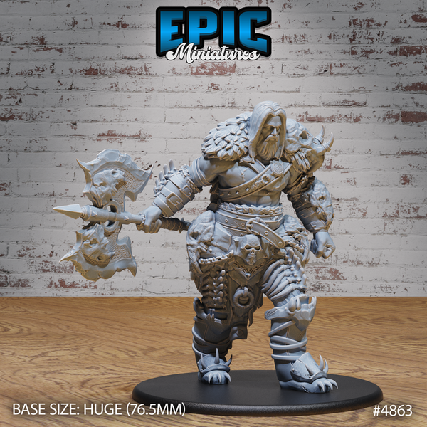 Giant Dragon Hunter 3D-printed model