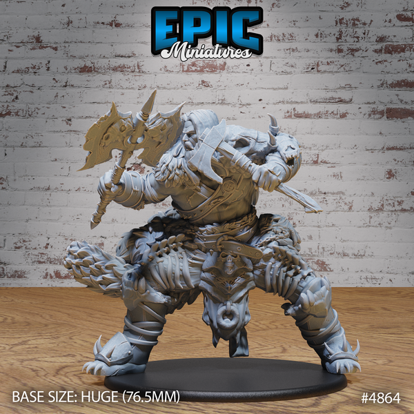 Giant Dragon Hunter 3D-printed model