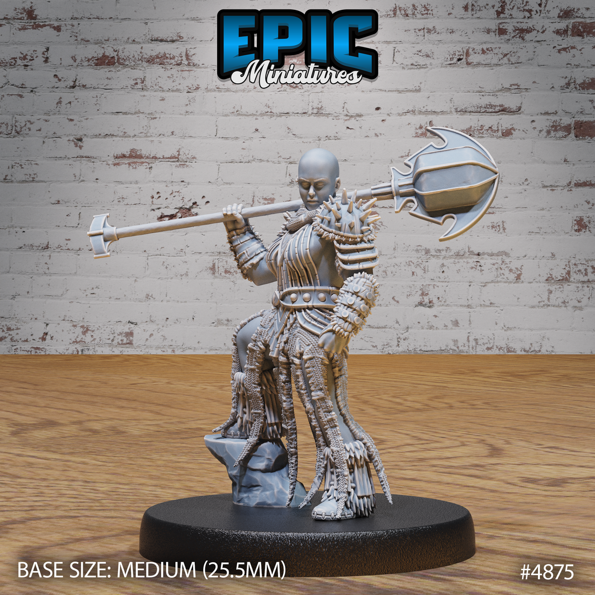 Bald Dwarf Female 3D-printed model