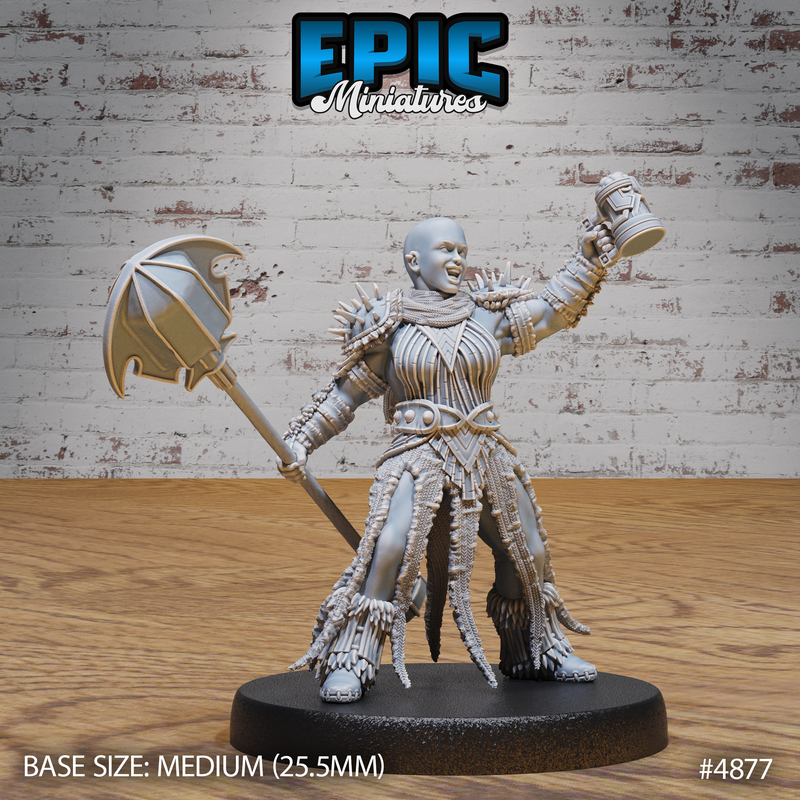 Bald Dwarf Female 3D-printed model