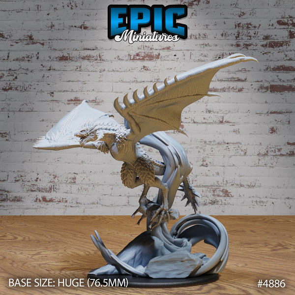 Demise Wyvern 3D-printed model