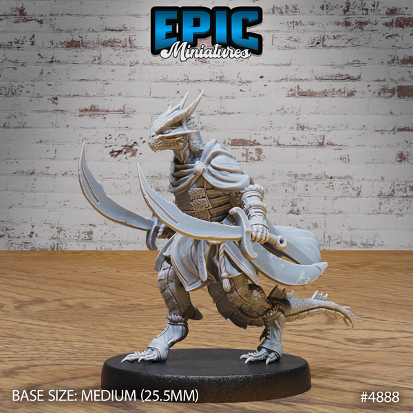 Half-Dragon Adventurer 3D-printed model