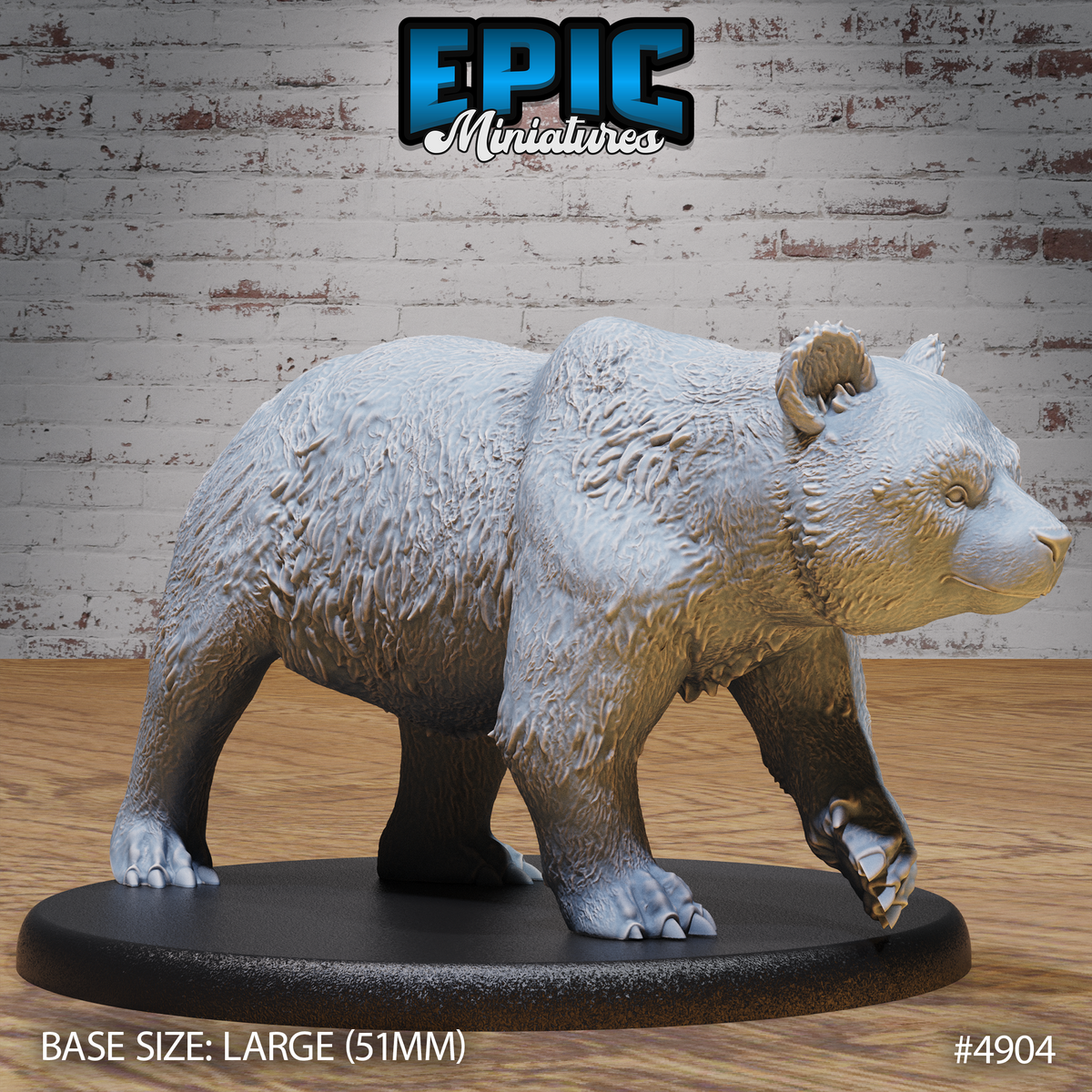 Panda Bear 3D-printed model