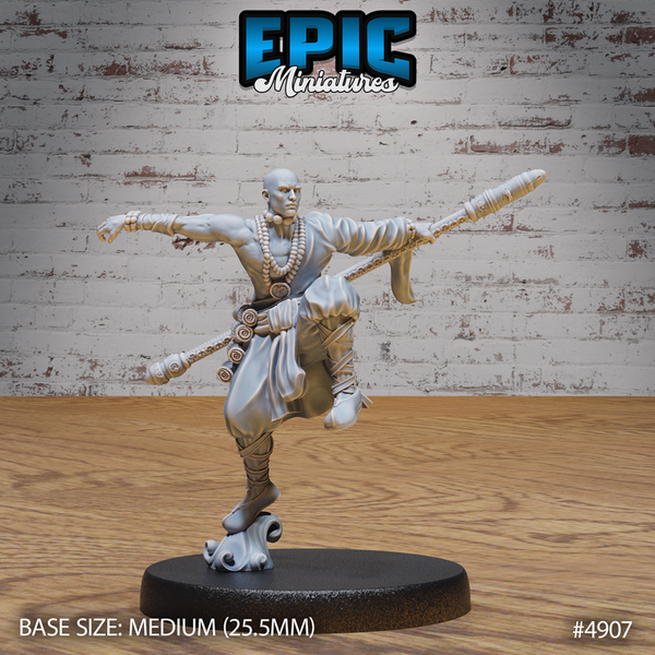 Shaolin Monk 3D-printed model