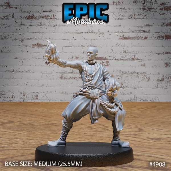 Shaolin Monk 3D-printed model