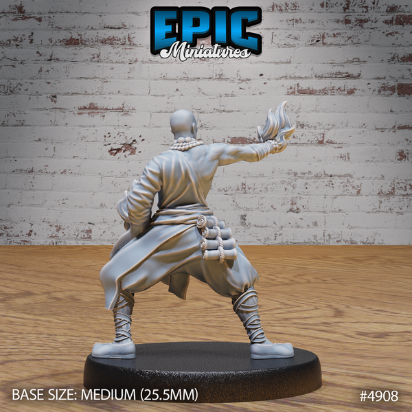 Shaolin Monk 3D-printed model