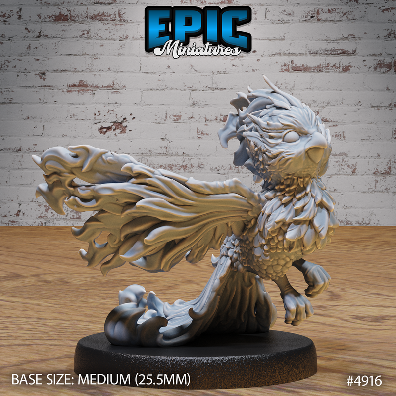 Phoenix Hatchling 3D-printed model