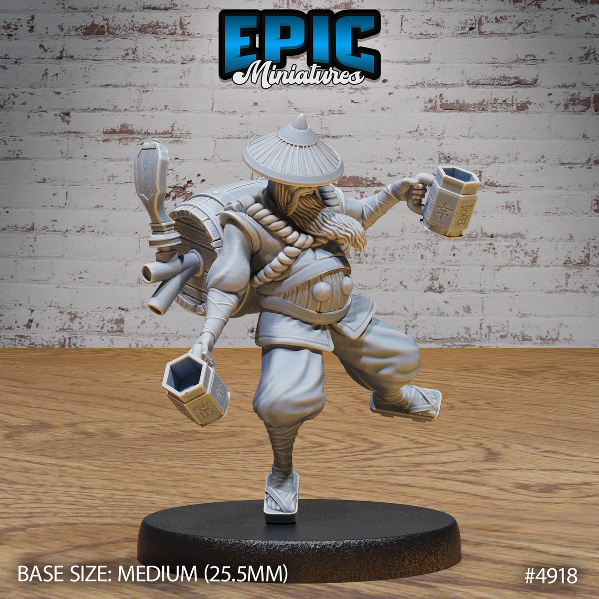 Drunk Master 3D-printed model