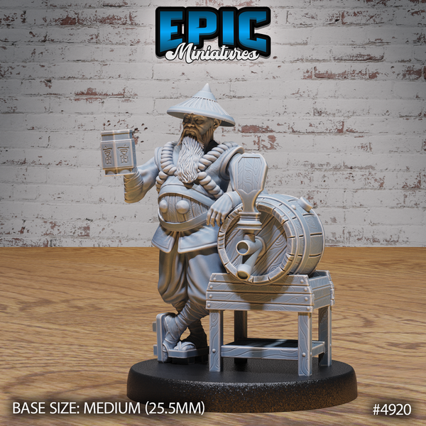 Drunk Master 3D-printed model