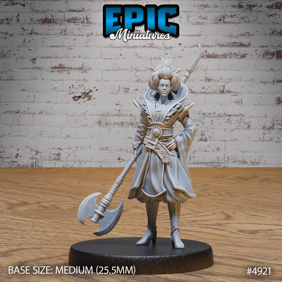 Warrior Empress 3D-printed model