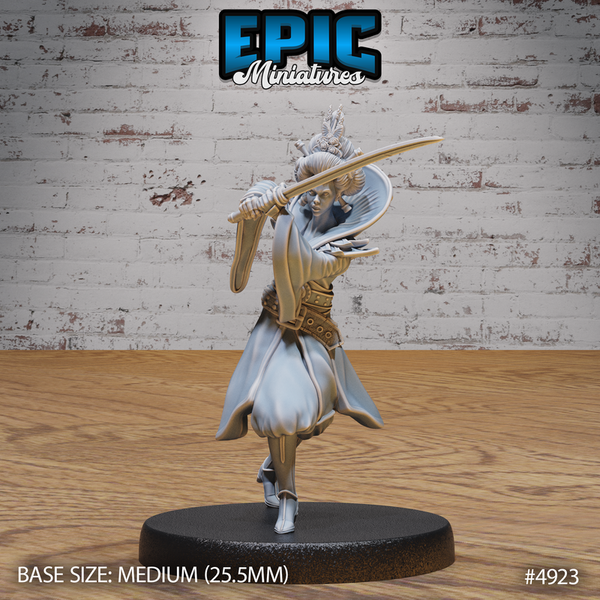 Warrior Empress 3D-printed model