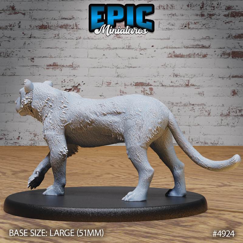 Tiger 3D-printed model