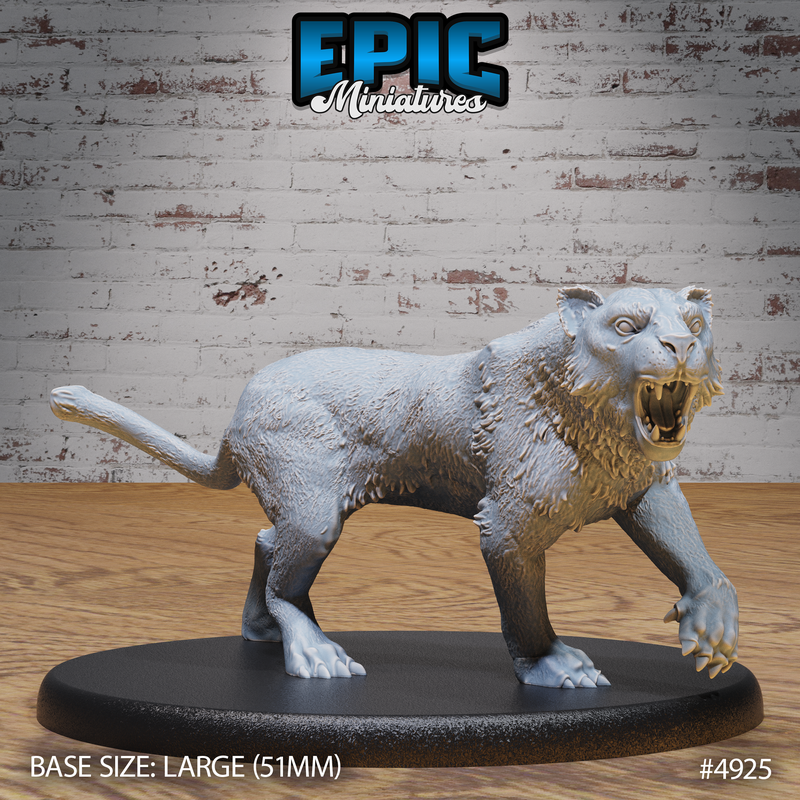 Tiger 3D-printed model