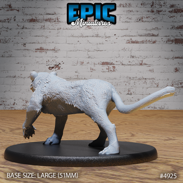 Tiger 3D-printed model