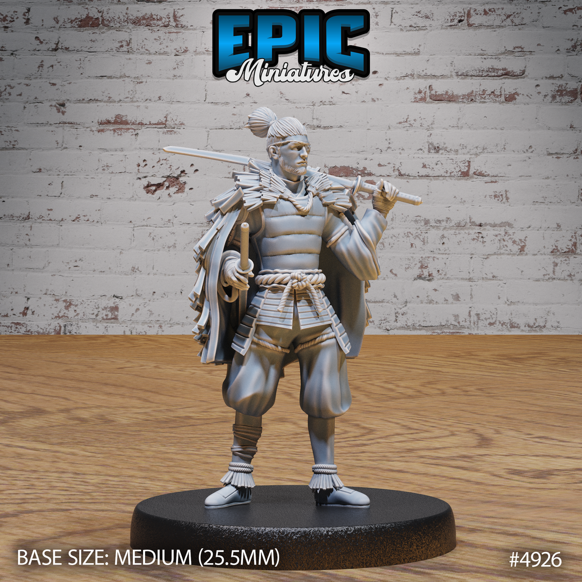 Legendary Ronin 3D-printed model