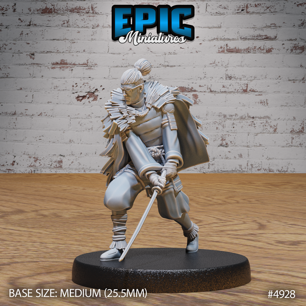 Legendary Ronin 3D-printed model