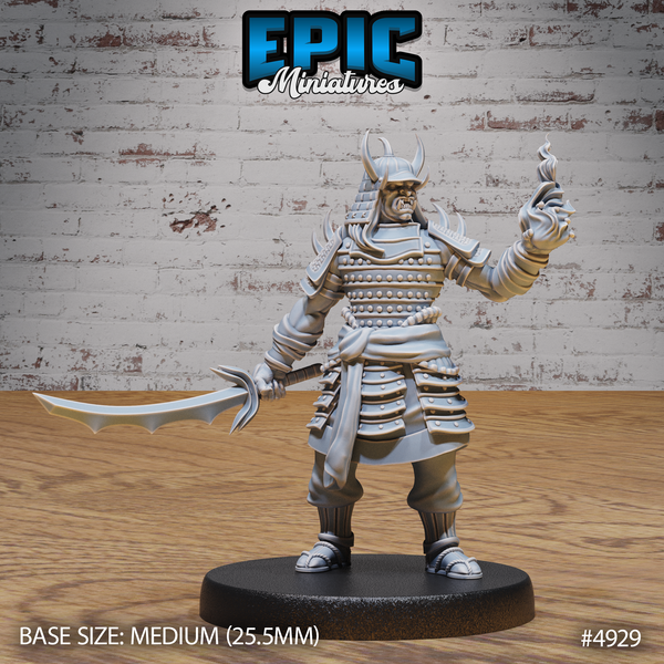 Oni Samurai 3D-printed model