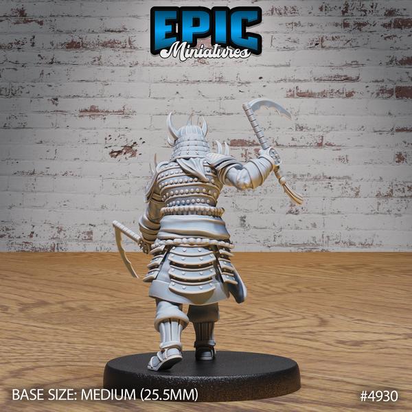 Oni Samurai 3D-printed model