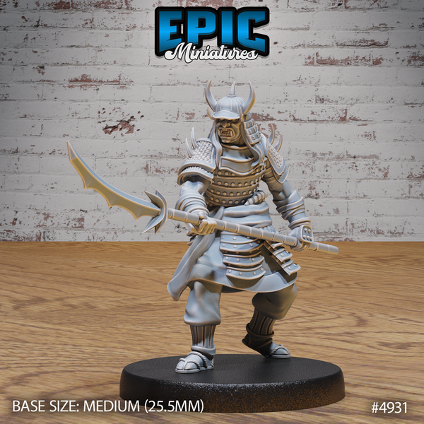 Oni Samurai 3D-printed model