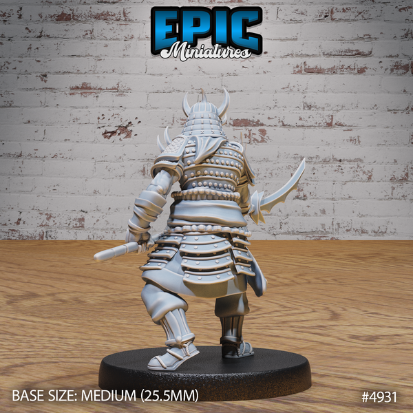 Oni Samurai 3D-printed model
