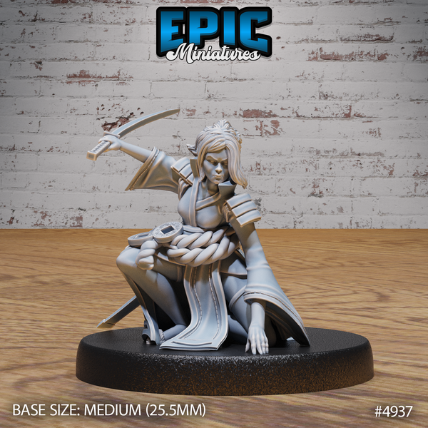 Samurai Women 3D-printed model