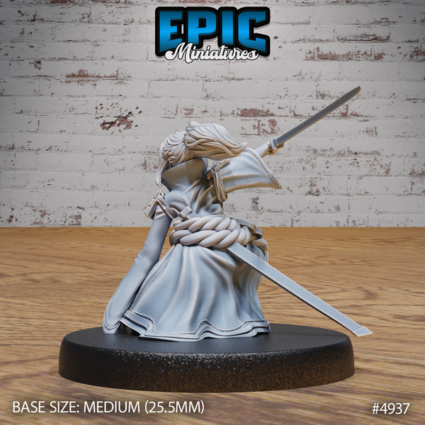 Samurai Women 3D-printed model